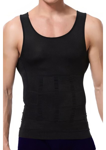 Yukka Erkek Korse Shapewear Atlet Göbek ve Göğüs Toparlayıcı Dik Duruş Sıkılaştırıcı Fit