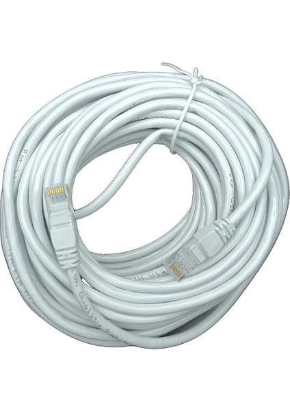 20M Cat6 Utp Network-Ağ-Ethernet Patch Kablosu Lszh 24 Awg (Gri)