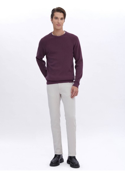 Mürdüm Bisiklet Yaka Desenli Triko fiyatları