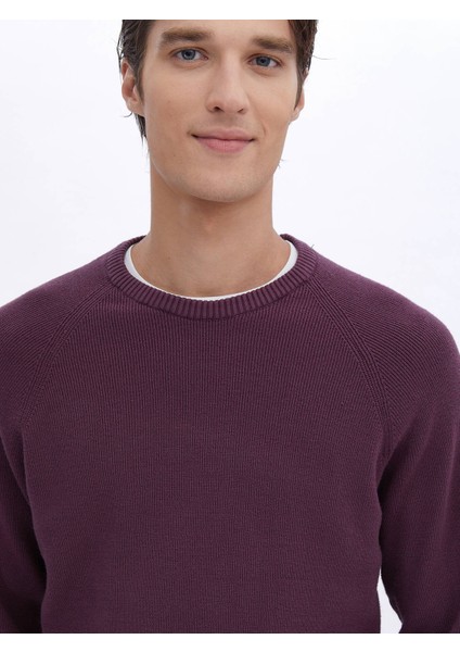 Mürdüm Bisiklet Yaka Desenli Triko modelleri