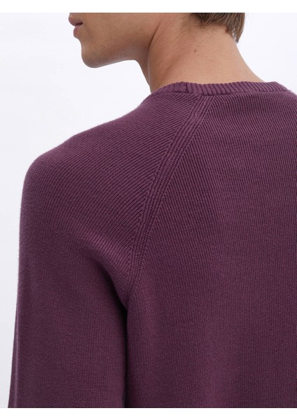 Mürdüm Bisiklet Yaka Desenli Triko indirimleri