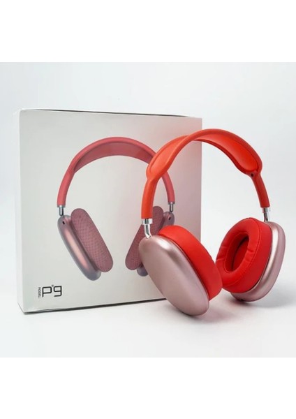 P9 Yeni Nesil Bluetooth Kulaklık Kulak Üstü Stereo Extra Bass Ses Kalitesi Ios ve Android Uyumlu Aux/sd/fm