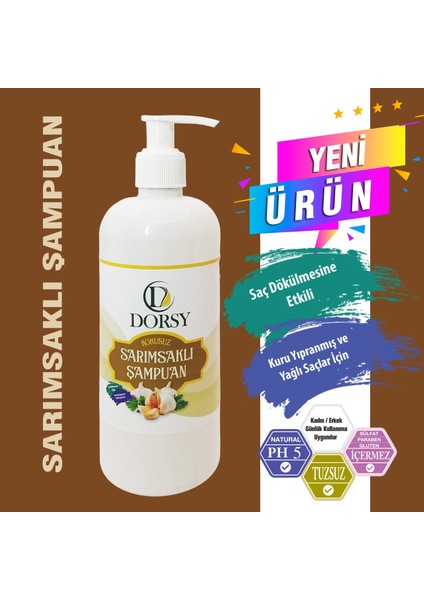 Sarımsaklı Şampuan 400 ml e