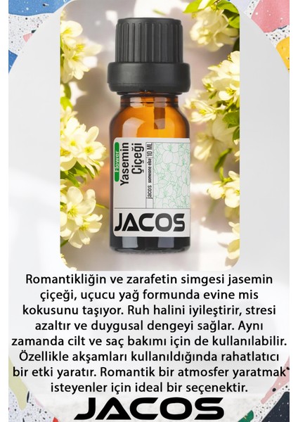 Japon Kiraz,fransız Gülü,yasemin Esansiyel Uçucu Yağı Difüzör Esansı Oda Kokusu 3'lü Set