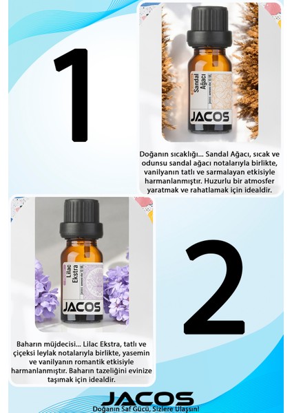 6'lı Ekonomi Set Esansiyel Uçucu Yağı Buhardanlık Difüzör Esansı Oda Kokusu