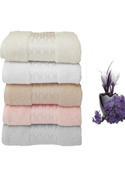 Elissa Havlu 5 Adet 50 x 80 Pamuklu El Yüz Havlusu