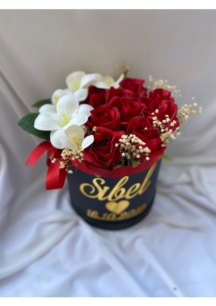 Isteme Çiçeği Silindir Kutuda Kırmızı Gül Kız Isteme Çiçeği,söz Çiçeği,söz Çiçeği Sevgiliye Hediye