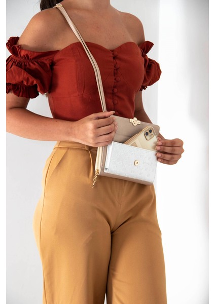 Silver & Polo Sedef - S.nut SP921 Kadın Askılı Cüzdanlı Telefon Çantası fiyatları