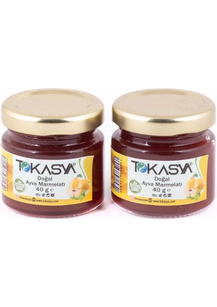Doğal Ayva Marmelatı 40 G (2 Li Kavanoz)