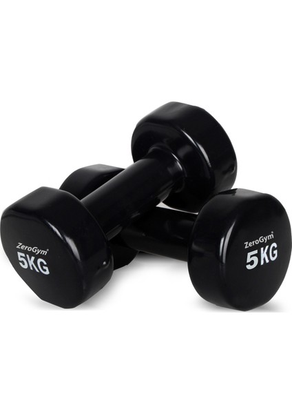 Zerogym Vd5 Vinyl Demir Dambıl 5kg 1 Adet