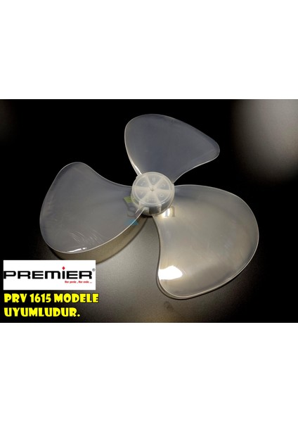 Premier Prv 1615 Modele Uyumlu Vantilatör Pervanesi 3 Kanat 16INÇ 36CM Yumuşak Esnek fiyatları