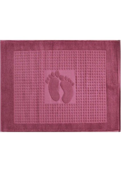Banyo Ayak Havlusu 2'li ( Koyu Pembe )