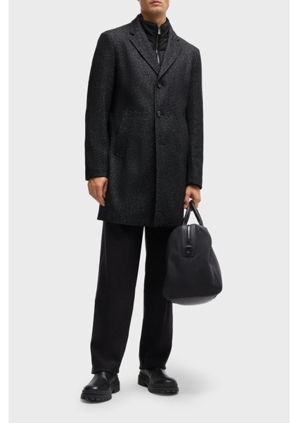 Yünlü Slim Fit Mono Yaka Kaban Erkek Kaban 50528177 001 fiyatları