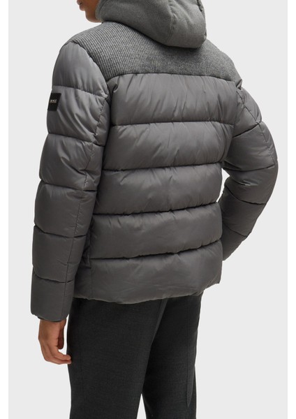 Regular Fit Su Itici Çıkarılabilir Kapüşonlu Mont Erkek Mont 50524358 030