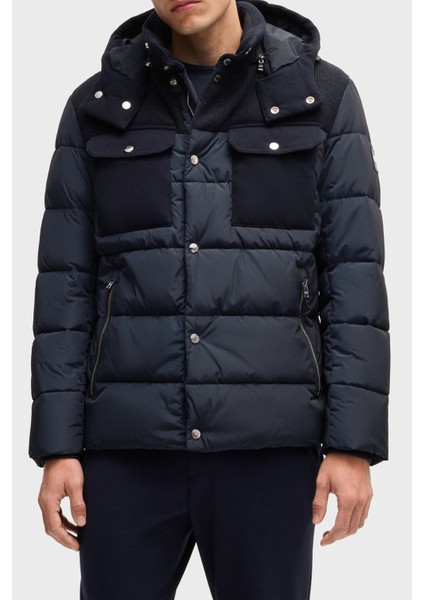 Regular Fit Su Itici Çıkarılabilir Kapüşonlu Mont Erkek Mont 50524358 404