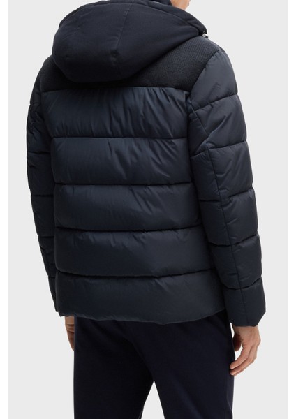 Regular Fit Su Itici Çıkarılabilir Kapüşonlu Mont Erkek Mont 50524358 404