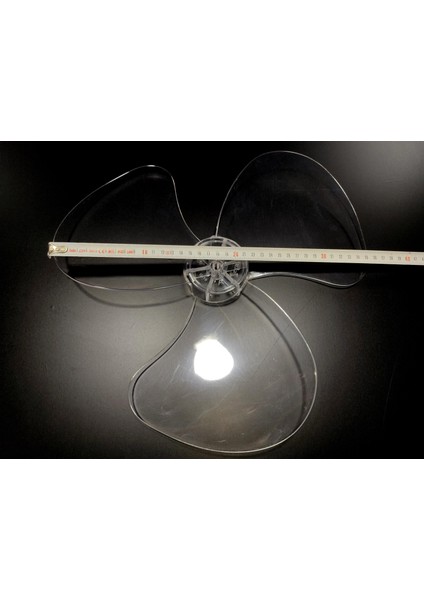 King K 1613 Modele Uyumlu Vantilatör Pervanesi 3 Kanat 36CM Sert 16INÇ Şeffaf modelleri