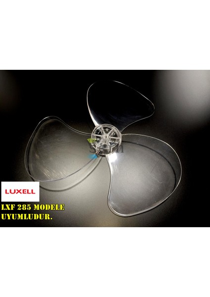 Luxell Lxf 285 Modele Uyumlu Vantilatör Pervanesi 3 Kanat 36CM Sert 16INÇ Şeffaf