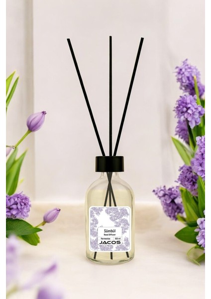 Leylak Kokulu Bambu Çubuklu Oda Kokusu 100ML Reed Diffuser