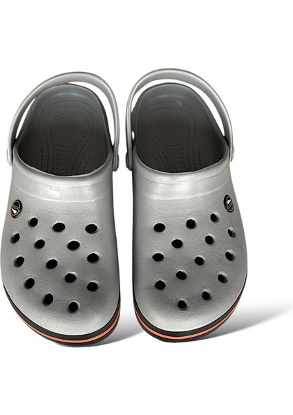 Unisex Confort Medikal Hemşire Sabo Terlik GRİ-TURUNCU indirimleri