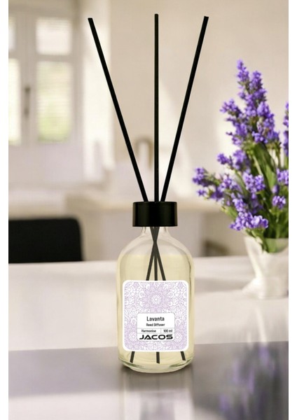 Lavanta Kokulu Bambu Çubuklu Oda Kokusu 100ML Reed Diffuser
