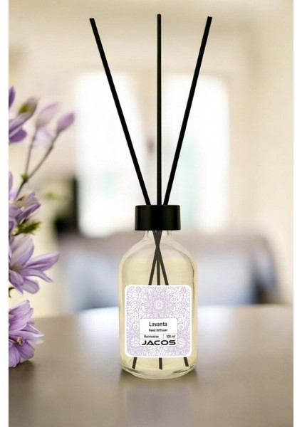 Lavanta Kokulu Bambu Çubuklu Oda Kokusu 100ML Reed Diffuser
