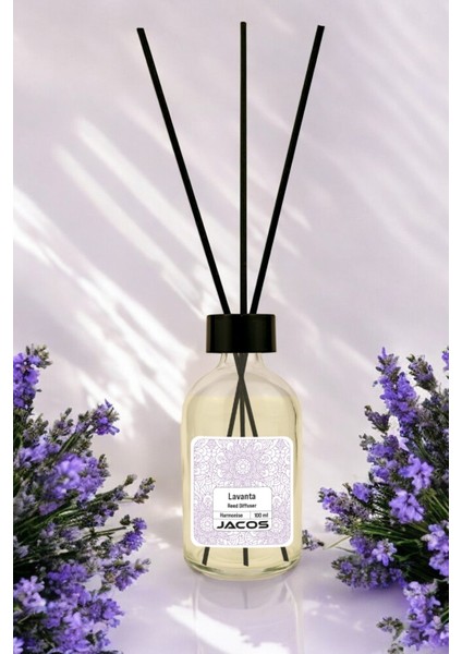 Lavanta Kokulu Bambu Çubuklu Oda Kokusu 100ML Reed Diffuser