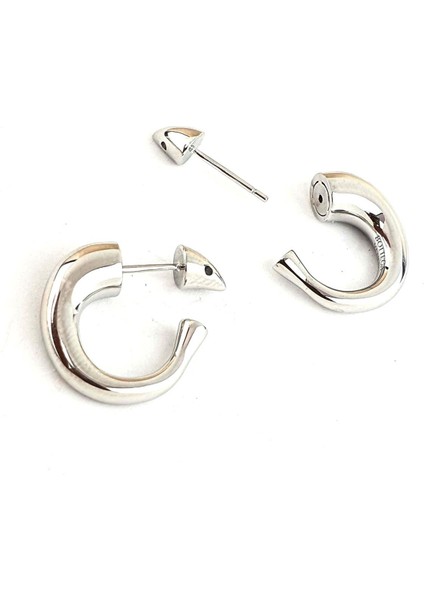 Italyan 925AYAR Gümüş Tasarım Tarz Halka Küpe fiyatları