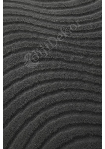 Diji Dekor Halı Antrasit Sahra Kaymaz Yıkanabilir Saçaksız Yolluk Kilim Salon Halısı Modelleri modelleri