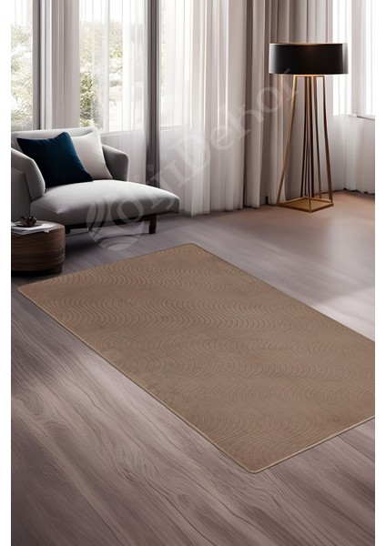 Diji Dekor Halı Cool Kahverengi Sahra Kaymaz Yıkanabilir Yolluk Kilim Salon Halısı Modelleri