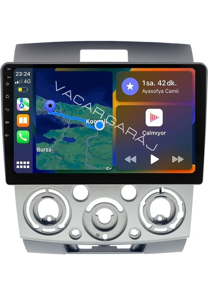 Ford Ranger 2007-11 Uyumlu Androıd Multimedya Gerçek 2/32 Kablosuz Carplay Geri Görüş Kameralı modelleri