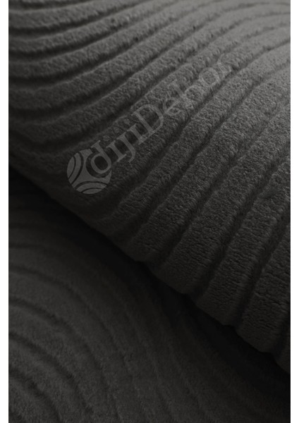 Diji Dekor Halı Antrasit Sahra Desenli Saçaksız Oval Kesme Yolluk Kilim Salon Halısı Modelleri modelleri