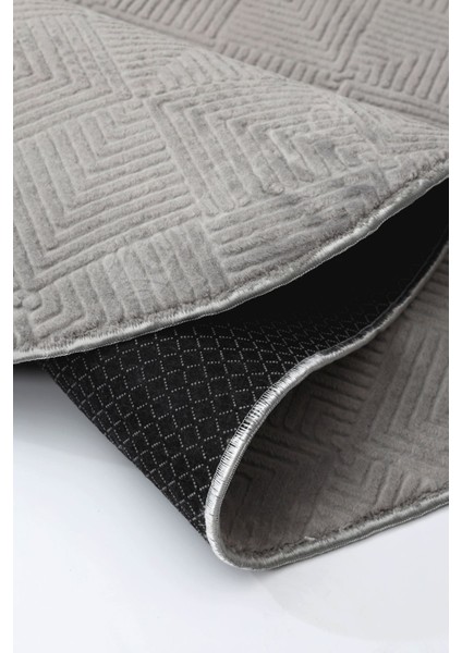 Halı Gri Pramit Kaymaz Yıkanabilir Saçaksız Oval Yolluk Kilim Salon Halısı Modelleri fırsatları