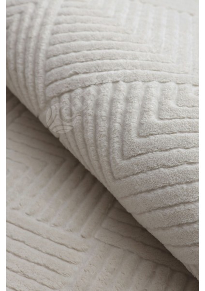 Halı Krem Pramit Desenli Kaymaz Yıkanabilir Oval Yolluk Kilim Salon Halısı Modelleri modelleri