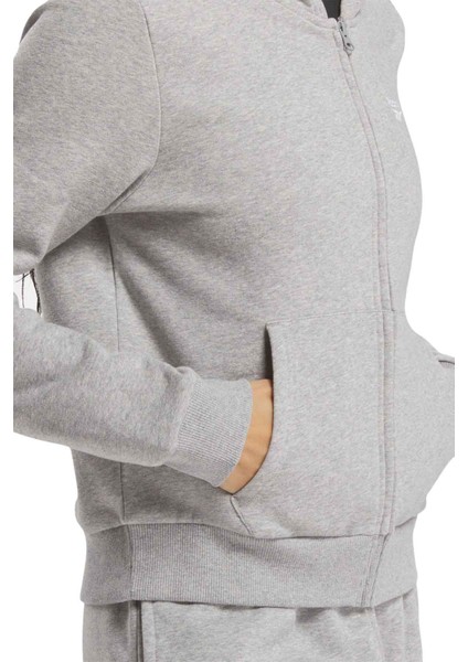 RI SL FLEECE FZ Gri Kadın Eşofman Üstü