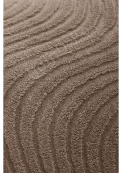 Halı Cool Kahve Sahra Desenli Saçaklı Yuvarlak Kesme Yolluk Kilim Salon Halısı Modelleri fırsatları