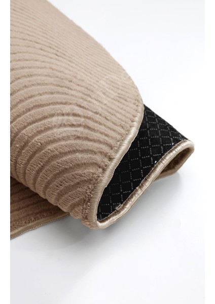 Halı Cool Kahverengi Sahra Desenli Saçaksız Yuvarlak Yolluk Kilim Salon Halısı Modelleri fırsatları