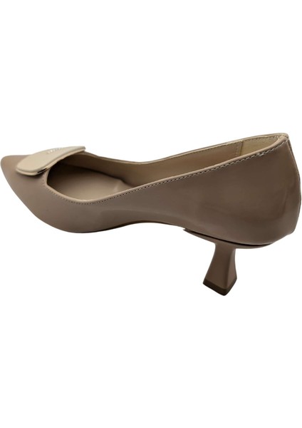 Veloura Stride Kadın Deri Stiletto - Veloura Stride - Vizon - 40 indirimleri