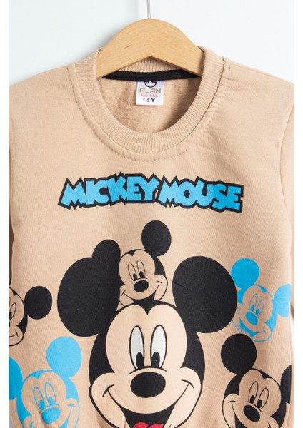 Erkek Çocuk Mıckey Mouse Temalı Alt-Üst Takım