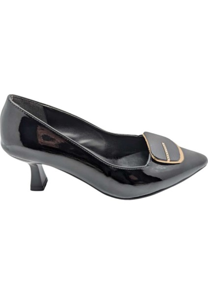 Veloura Stride Kadın Deri Stiletto - Veloura Stride - Siyah - 37