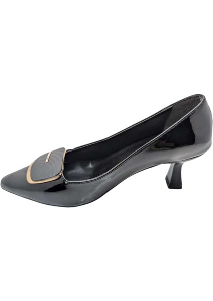 Veloura Stride Kadın Deri Stiletto - Veloura Stride - Siyah - 37