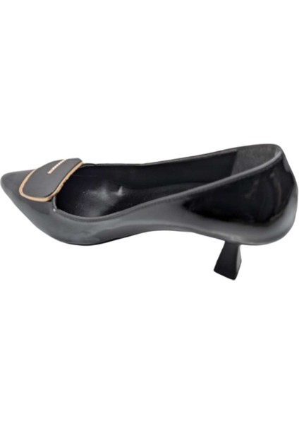 Veloura Stride Kadın Deri Stiletto - Veloura Stride - Siyah - 37