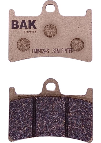 Bak Brakes Fmb-029-S Yamaha Mt07, Mt09 Tracer 700/900, Yzf 1000, Tmax 500. Ön Fren Balatası Organik Kalite