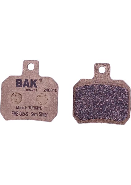 Bak Brakes FMB-005-S Volta Rm5, RM5X- Piaggio Beverly 500 Ön Fren Balatası-Ducati 1100 S Monster-Aprilla Rsv 1000-BENELLI BN600, TNT600-YAMAHA Vp 125 X-Cıty-Moto Guzzi V7 Stone. Arka Fren Balatası