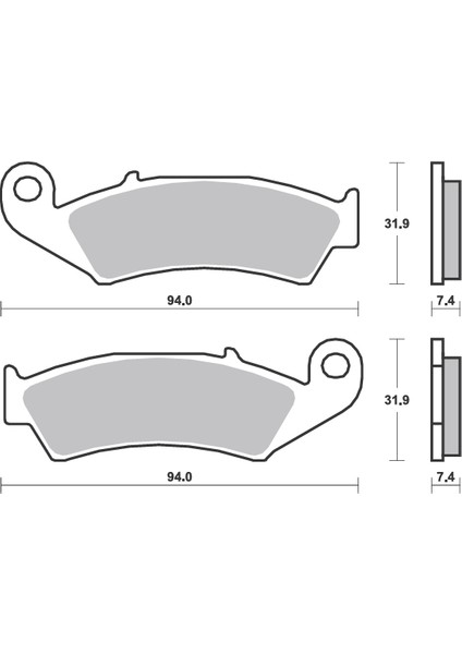 Bak Brakes FMB-007-S Honda Xl 650 Transalp, XL700 Transalp, Crf 250X,450R- Suzuki Drz 250,400,RM 250- Yamaha Yz 125,250,250F,250X,450F- Kawasaki Klx 300,450-APRILLA 450 Ön Fren Balatası Yarı Sinter fiyatları