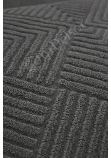 Halı Antrasit Pramit Desenli Saçaklı Oval Kesme Yolluk Kilim Salon Halısı Modelleri modelleri