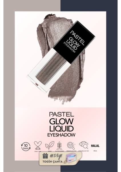 Mix Set - Glow Liquid Eyeshadow 223 + Oje 13 + Togin Çanta Hediye