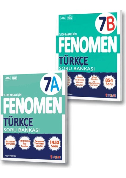 7. Sınıf A Türkçe Soru Bankası - B Türkçe Soru Bankası