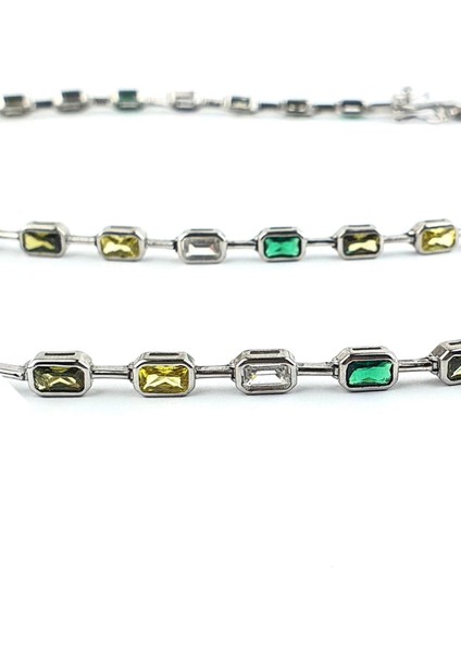 Italyan 925AYAR Gümüş Zirkon Taş Detaylı Trend Set Takım fiyatları