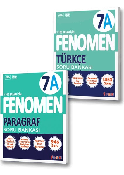 7. Sınıf A Serisi Türkçe Soru Bankası - Paragraf Soru Bankası